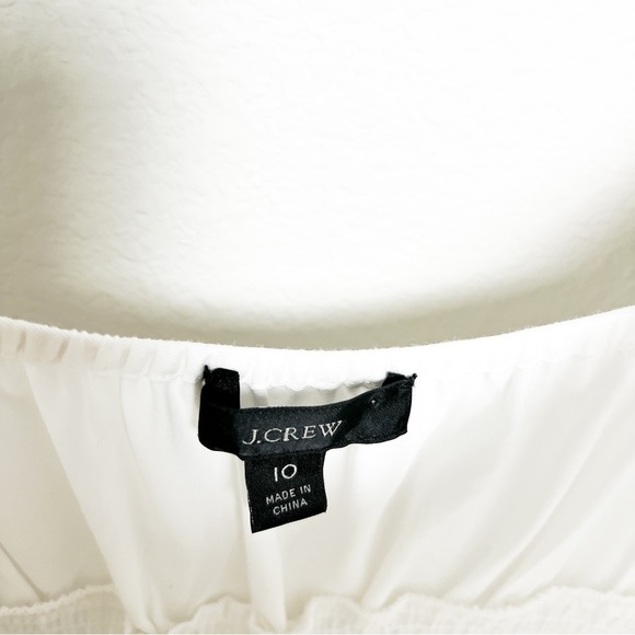 J. Crew White Midi Dress 10 - Picture 9 of 10